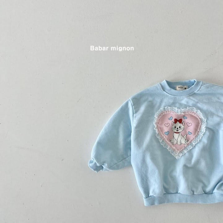 Babar Mignon - Korean Children Fashion - #prettylittlegirls - Lace Cat Sweatshirt - 11