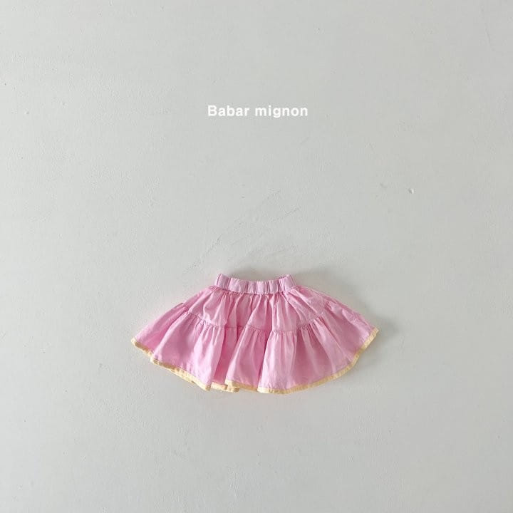 Babar Mignon - Korean Children Fashion - #todddlerfashion - Color Kan Kang Skirt - 5