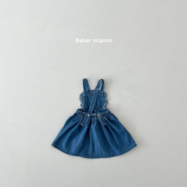 Babar Mignon - Korean Children Fashion - #toddlerclothing - Flower Dungarees Skirt - 5