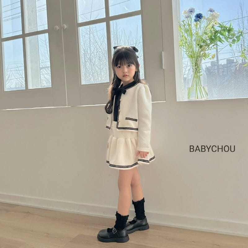 Babychou - Korean Children Fashion - #Kfashion4kids - Blush Top Bottom Set - 3