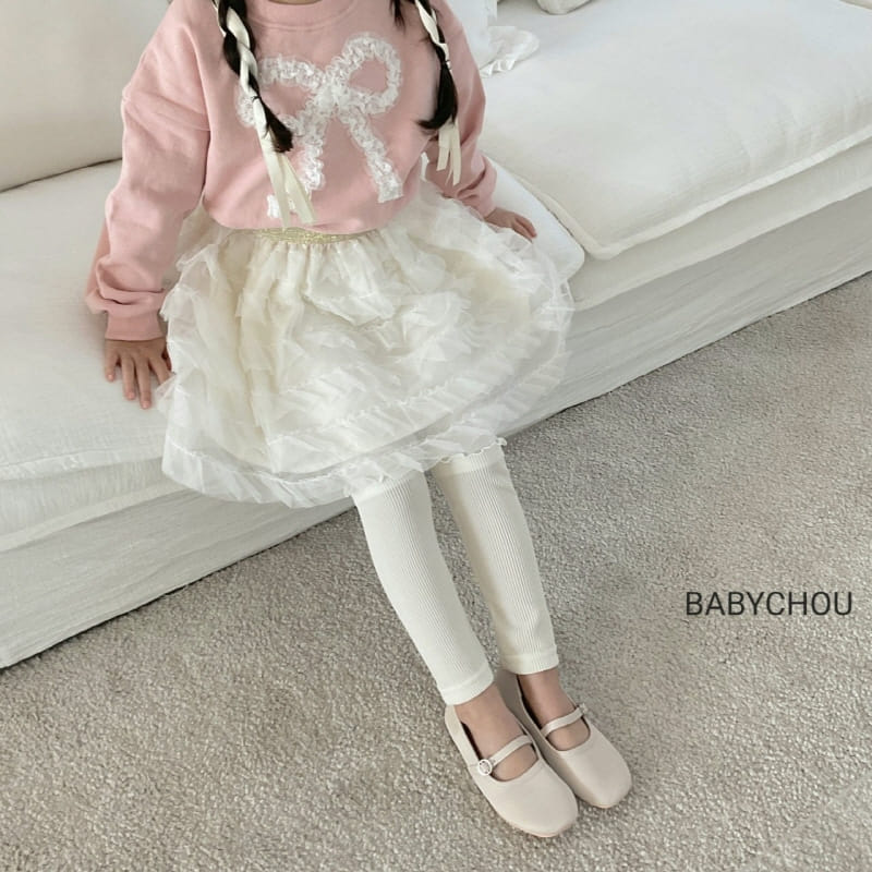 Babychou - Korean Children Fashion - #childofig - S Warmer Leggings - 8