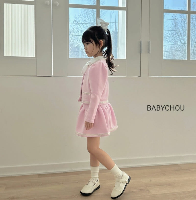 Babychou - Korean Children Fashion - #designkidswear - Blush Top Bottom Set - 11