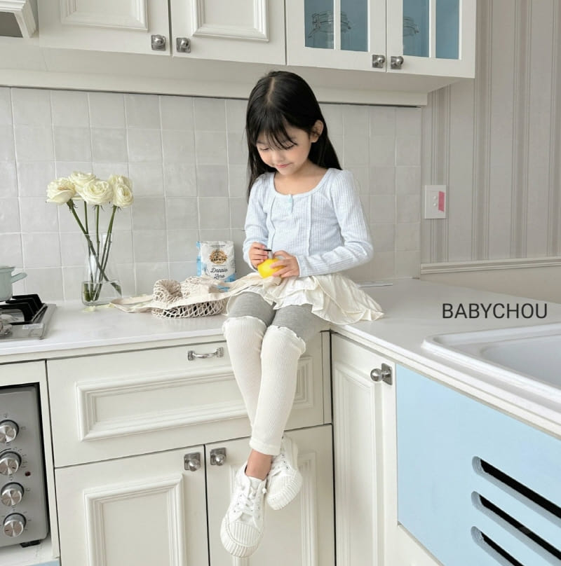 Babychou - Korean Children Fashion - #designkidswear - S Warmer Leggings - 10
