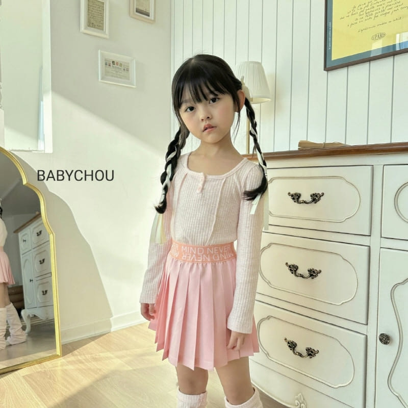 Babychou - Korean Children Fashion - #discoveringself - Mine Pleats Skirt - 9