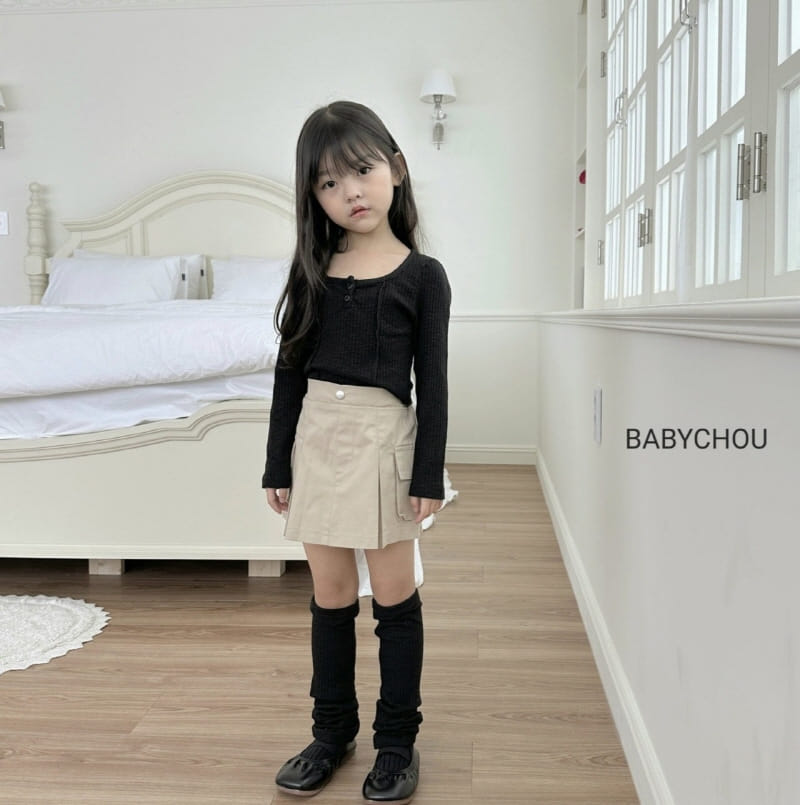 Babychou - Korean Children Fashion - #designkidswear - A Cargo Skirt - 4