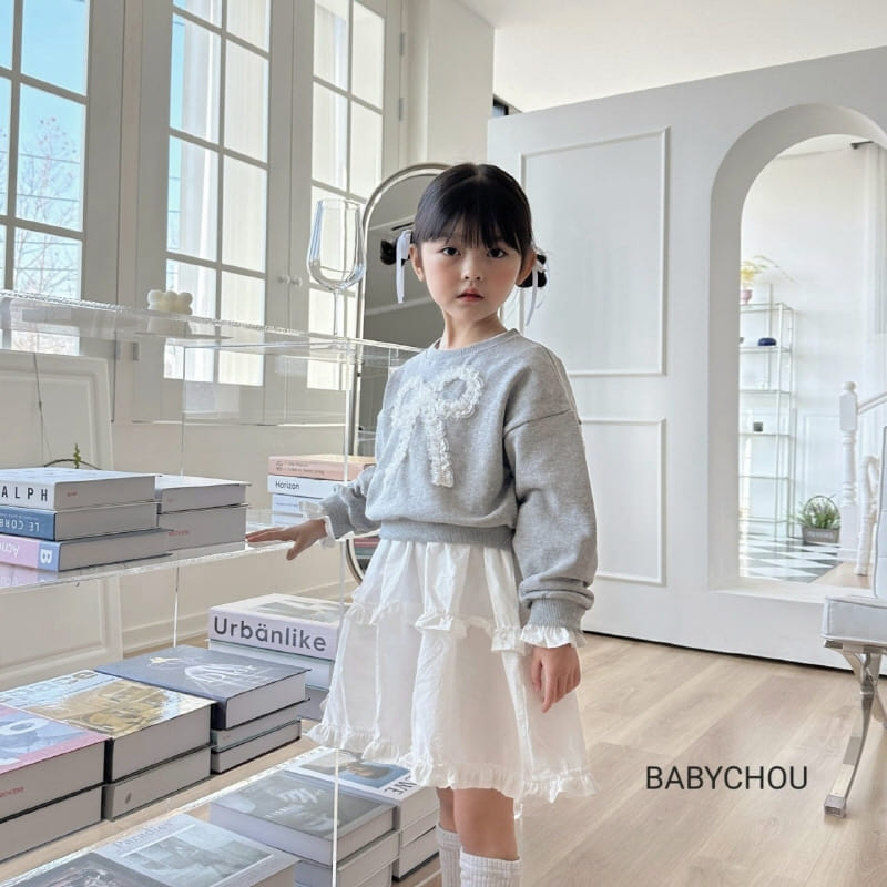 Babychou - Korean Children Fashion - #kidzfashiontrend - Frill One-Piece - 6