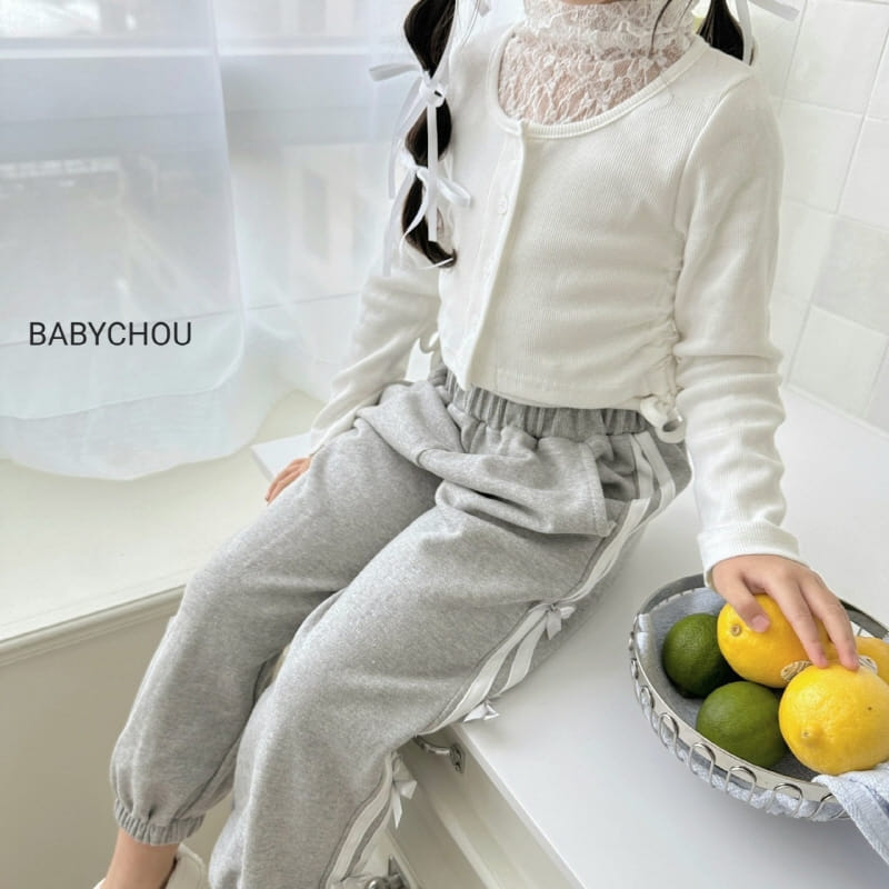 Babychou - Korean Children Fashion - #littlefashionista - String Cardigan - 7
