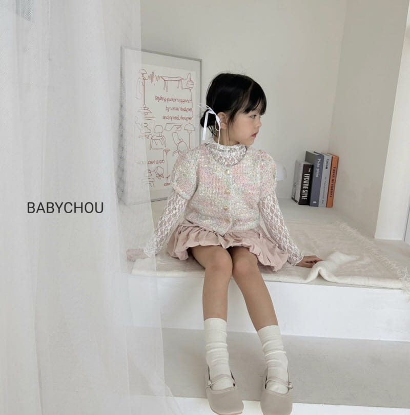 Babychou - Korean Children Fashion - #littlefashionista - Popcorn Cardigan  - 6