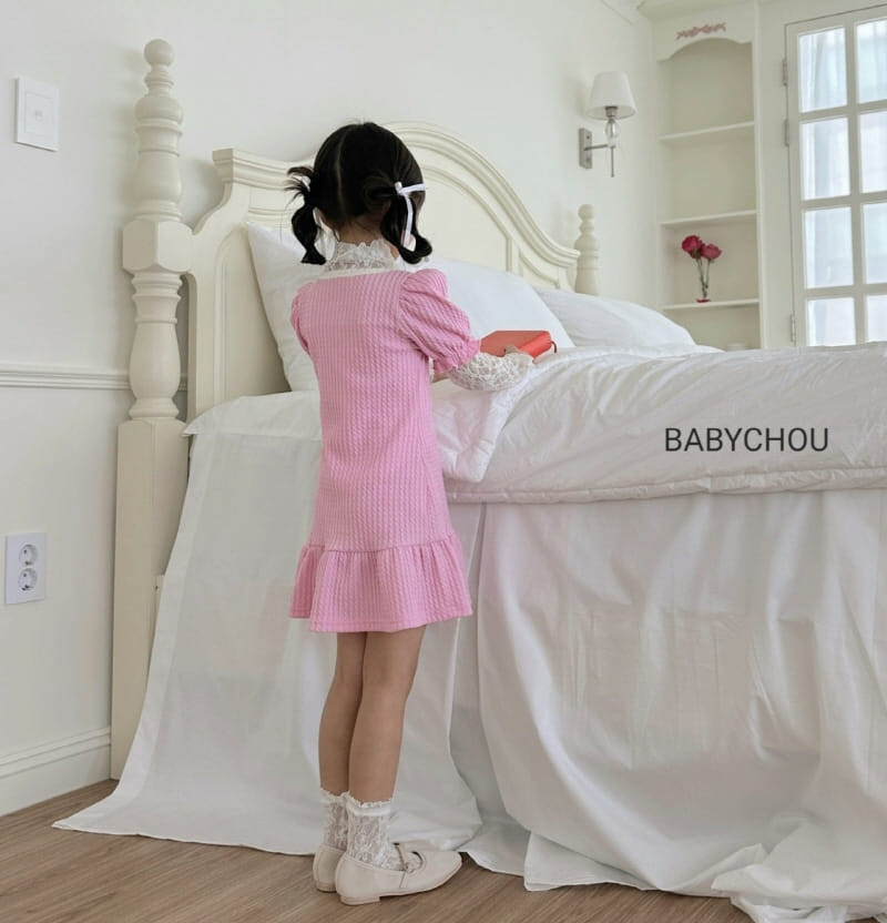 Babychou - Korean Children Fashion - #littlefashionista - Flo Puff One-Piece - 9