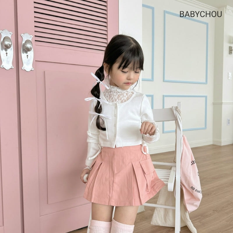 Babychou - Korean Children Fashion - #magicofchildhood - A Cargo Skirt - 11