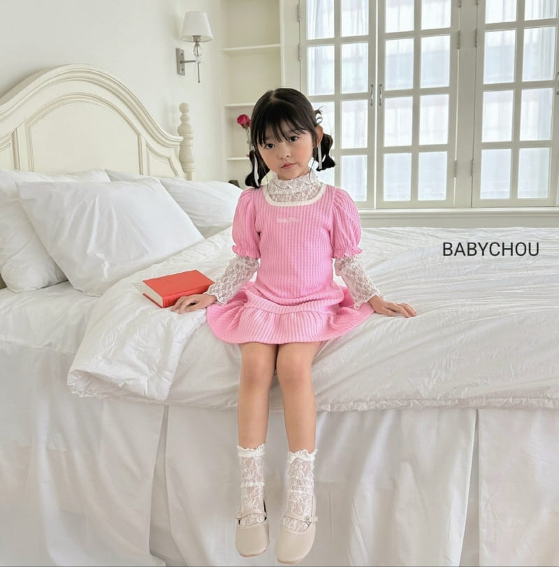 Babychou - Korean Children Fashion - #magicofchildhood - Flo Puff One-Piece - 10