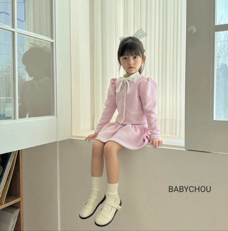 Babychou - Korean Children Fashion - #prettylittlegirls - Blush Top Bottom Set - 7