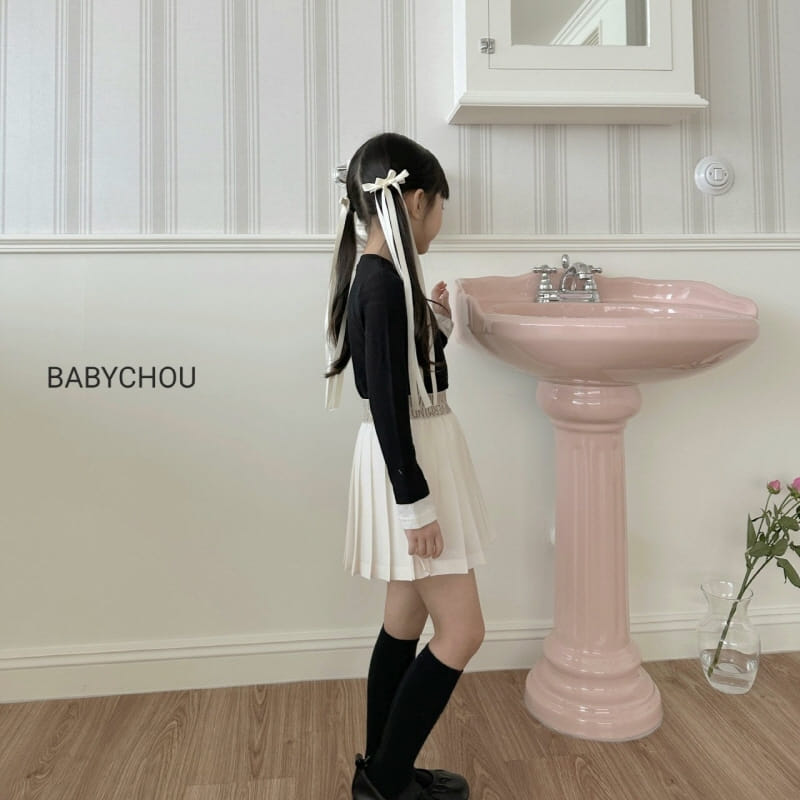 Babychou - Korean Children Fashion - #minifashionista - Mine Pleats Skirt - 4