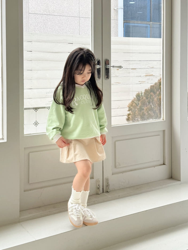 Bailey - Korean Children Fashion - #childofig - V Neck Collar Sweatshirt - 9