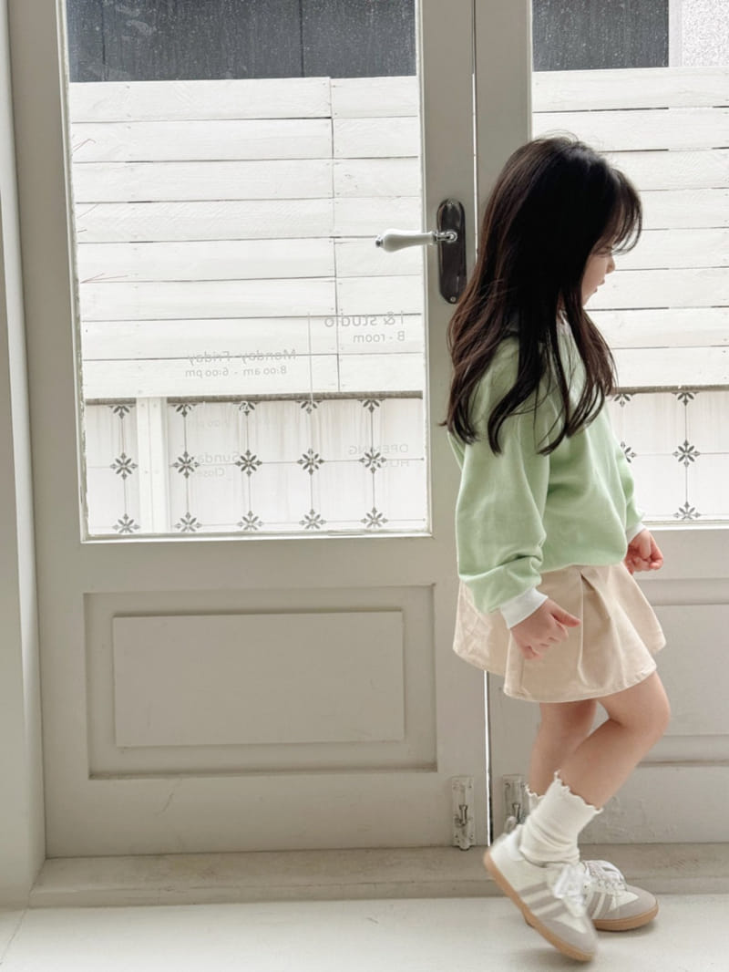 Bailey - Korean Children Fashion - #childrensboutique - V Neck Collar Sweatshirt - 10