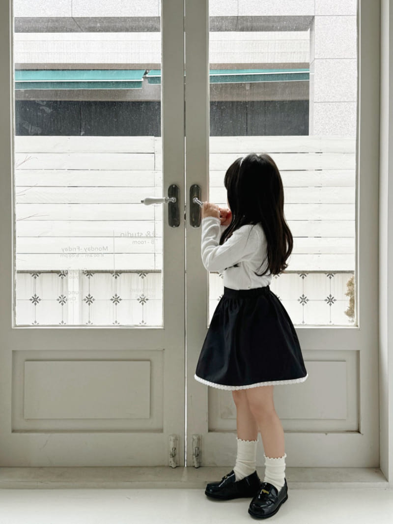 Bailey - Korean Children Fashion - #childrensboutique - Lace Ribbon Tee - 7