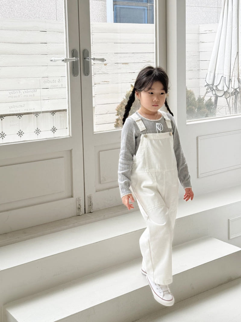 Bailey - Korean Children Fashion - #kidsshorts - Lace Ribbon Tee - 11