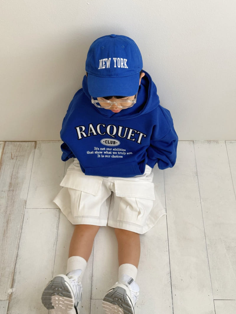 Bailey - Korean Children Fashion - #kidzfashiontrend - Racket Hoody Sweatshirt