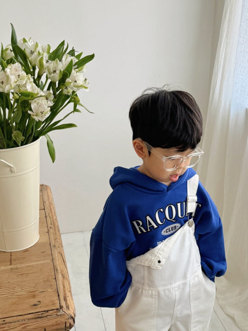 Bailey - Korean Children Fashion - #todddlerfashion - Racket Hoody Sweatshirt - 7