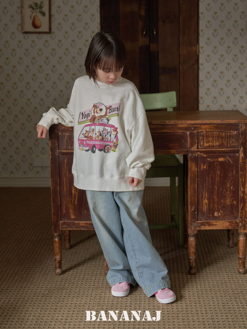 Banana J - Korean Children Fashion - #childofig - Vintage Sweatshirt - 7