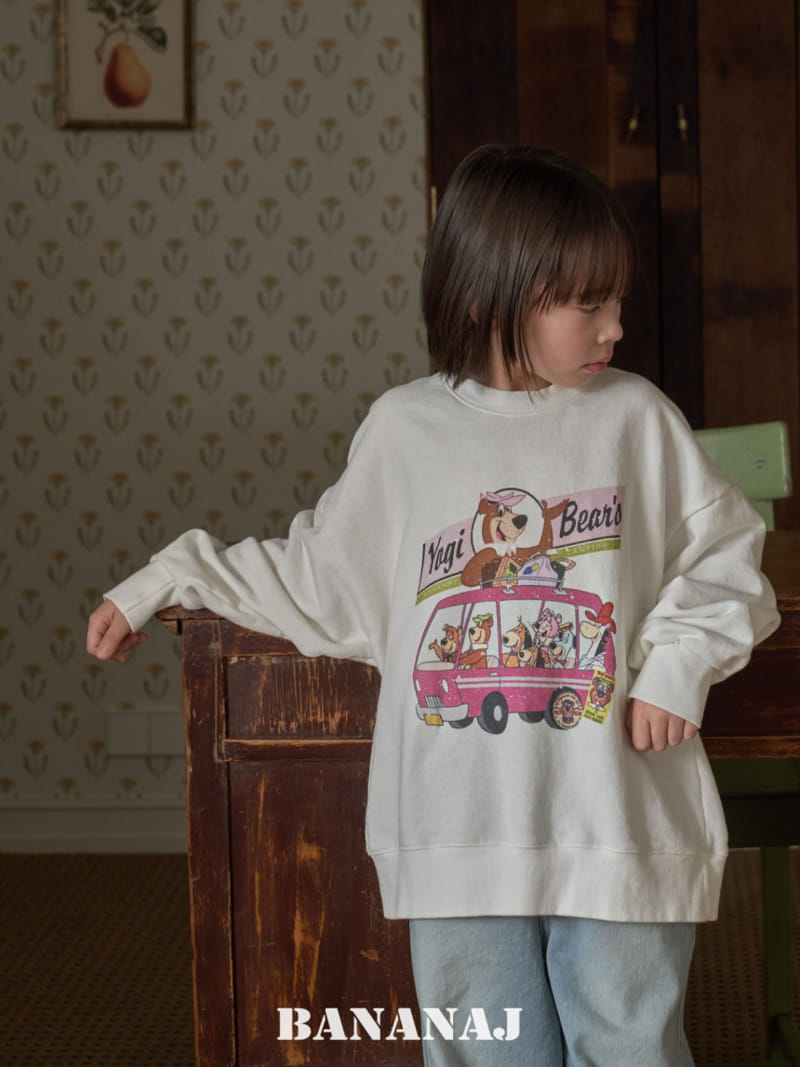 Banana J - Korean Children Fashion - #childrensboutique - Vintage Sweatshirt - 8