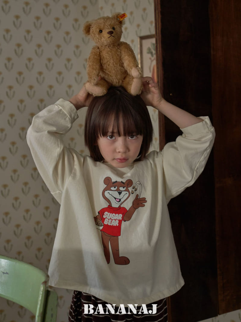 Banana J - Korean Children Fashion - #childrensboutique - Suger Bear Tee - 6