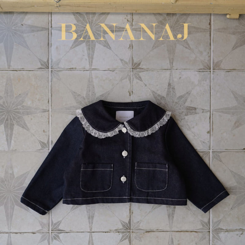 Banana J - Korean Children Fashion - #designkidswear - Petite Denim Jacket - 2