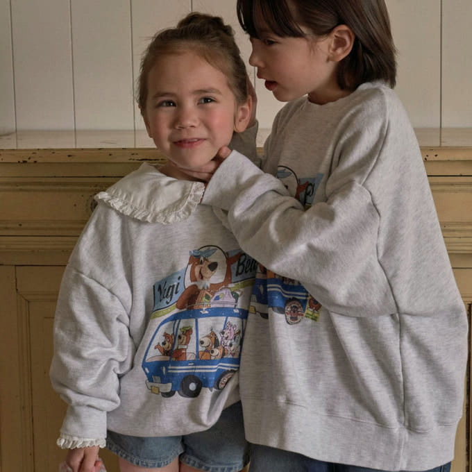 Banana J - Korean Children Fashion - #magicofchildhood - Vintage Sweatshirt