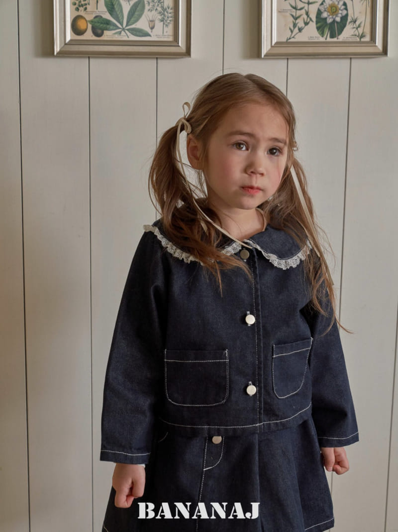 Banana J - Korean Children Fashion - #magicofchildhood - Petite Denim Jacket - 10