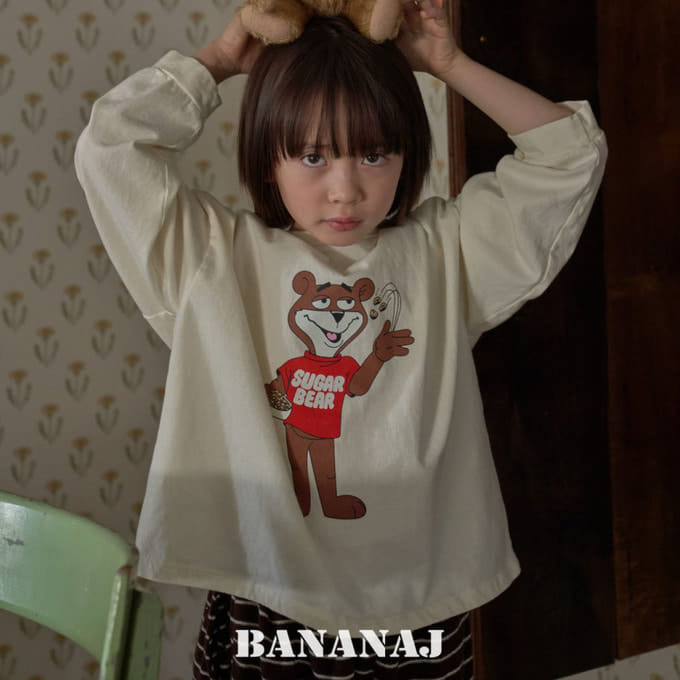 Banana J - Korean Children Fashion - #prettylittlegirls - Suger Bear Tee