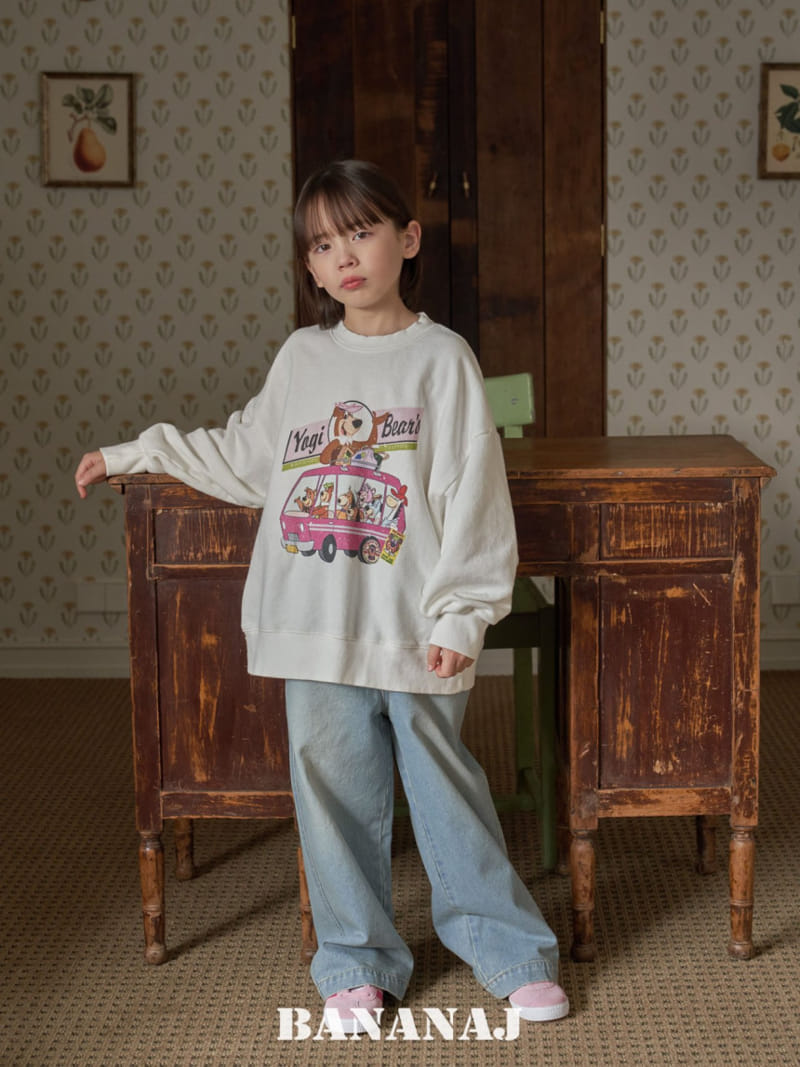 Banana J - Korean Children Fashion - #stylishchildhood - Vintage Sweatshirt - 6