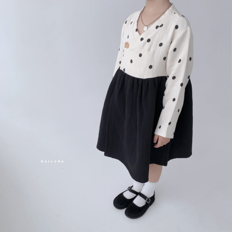 Barcode - Korean Children Fashion - #Kfashion4kids - Dot Life Hanbok One-Piece - 9
