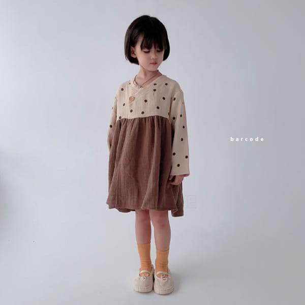 Barcode - Korean Children Fashion - #childofig - Dot Life Hanbok One-Piece