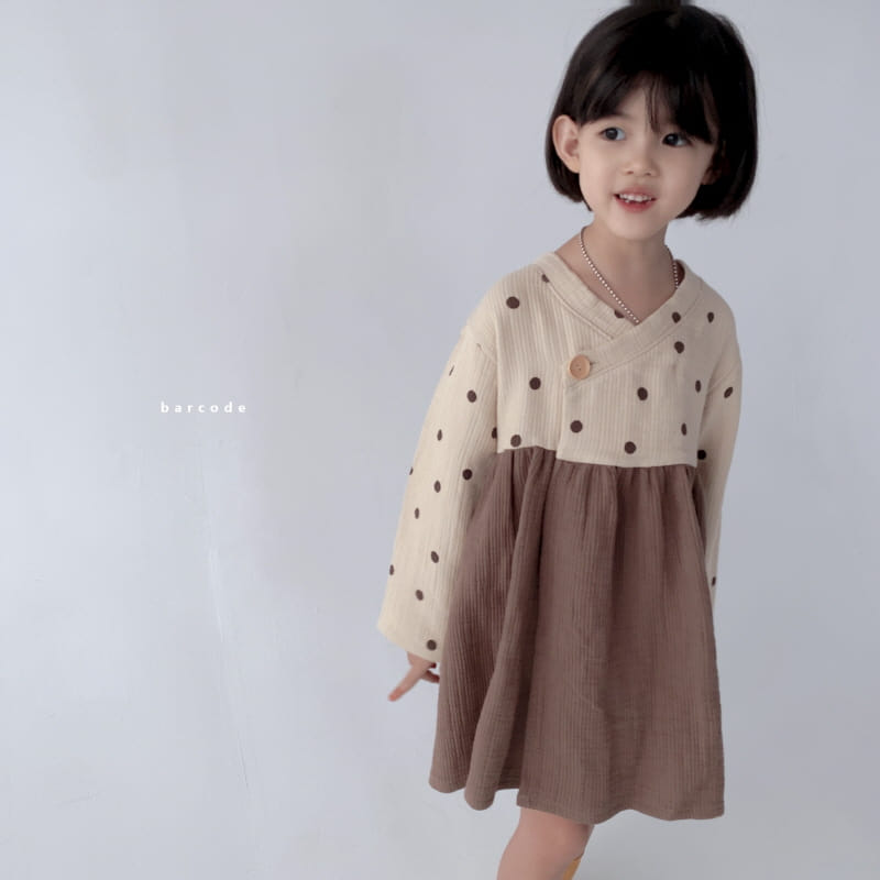Barcode - Korean Children Fashion - #designkidswear - Dot Life Hanbok One-Piece - 3