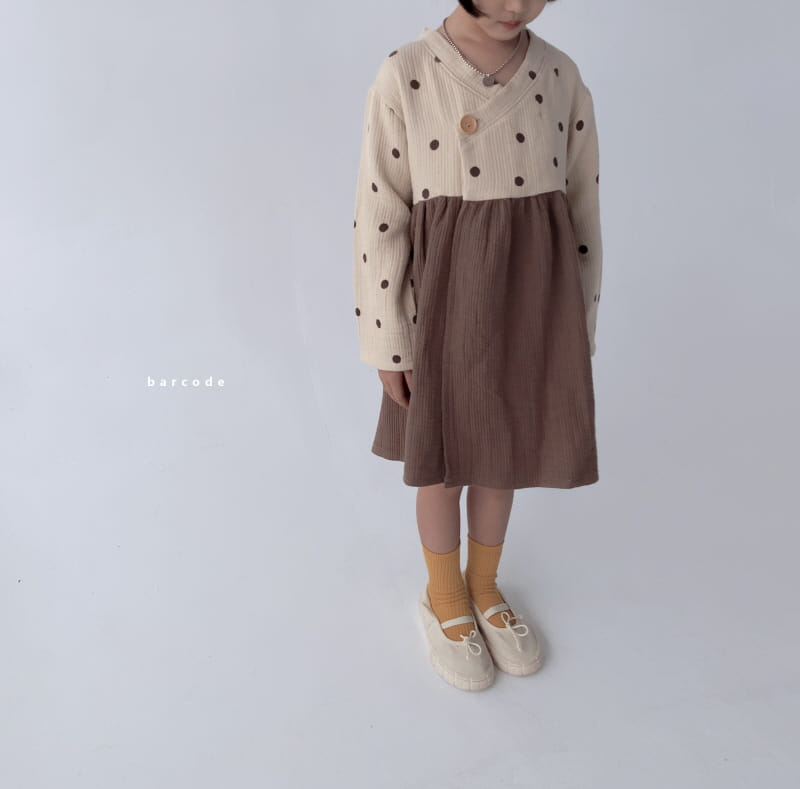 Barcode - Korean Children Fashion - #fashionkids - Dot Life Hanbok One-Piece - 5