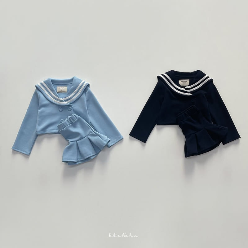 Bbonchu - Korean Children Fashion - #childofig - Sailor Top Bottom Set