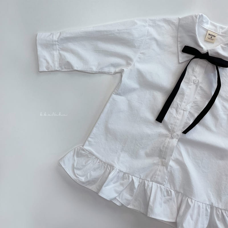 Bbonchu - Korean Children Fashion - #childrensboutique - Balenine Shirt One-Piece