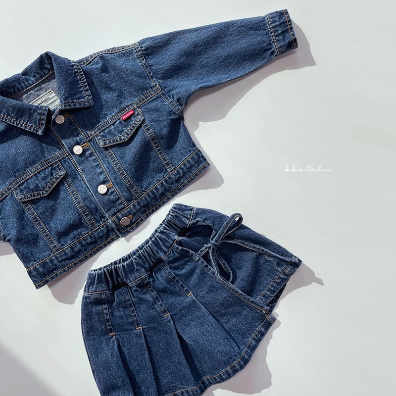 Bbonchu - Korean Children Fashion - #designkidswear - Roro Denim Jacket - 5