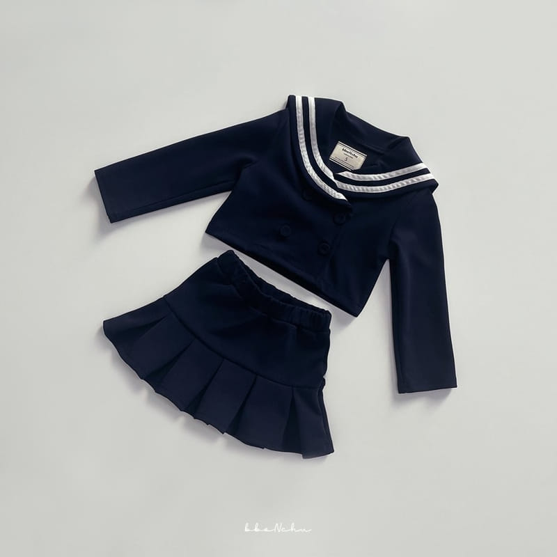 Bbonchu - Korean Children Fashion - #designkidswear - Sailor Top Bottom Set - 3