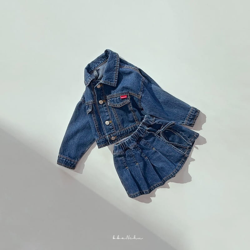 Bbonchu - Korean Children Fashion - #discoveringself - Roro Denim Jacket - 6