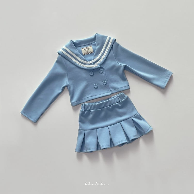 Bbonchu - Korean Children Fashion - #designkidswear - Sailor Top Bottom Set - 4