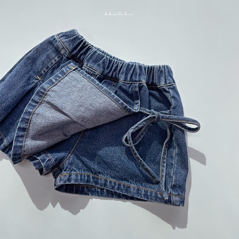 Bbonchu - Korean Children Fashion - #discoveringself - Denim Pants Skirt