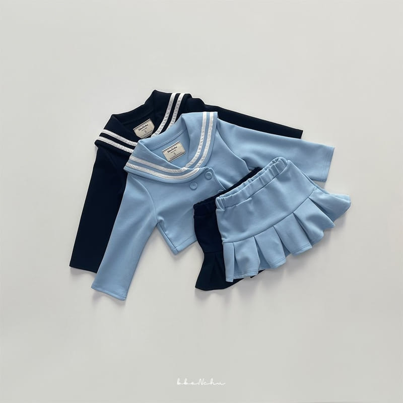 Bbonchu - Korean Children Fashion - #fashionkids - Sailor Top Bottom Set - 5