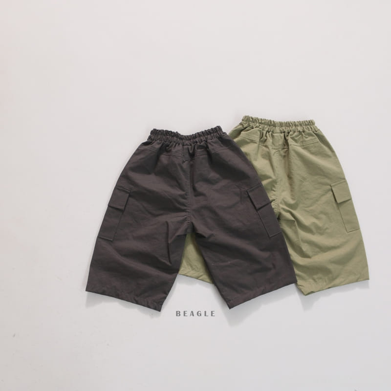 Beagle - Korean Children Fashion - #Kfashion4kids - Cargo Cropped Shorts - 2