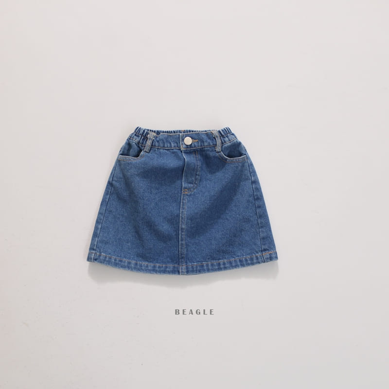 Beagle - Korean Children Fashion - #designkidswear - If Denim Skirt - 7