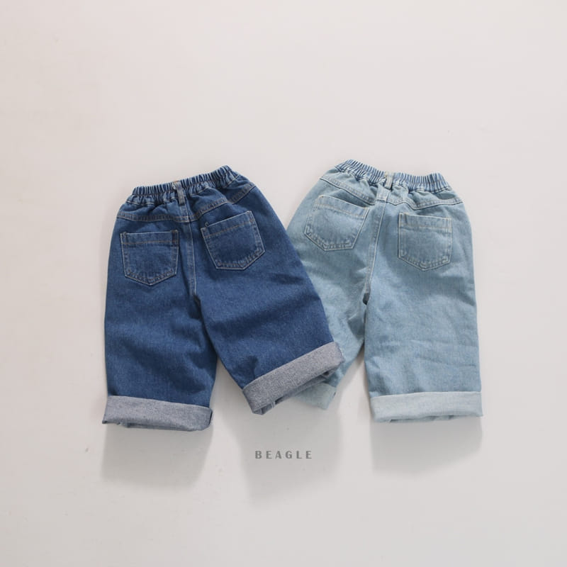 Beagle - Korean Children Fashion - #minifashionista - New Kids Denim Pants - 2