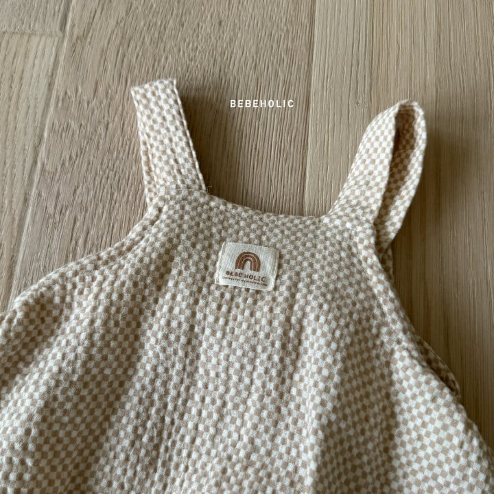Bebe Holic - Korean Baby Fashion - #babyboutique - Honey Dungarees Body Suit - 11