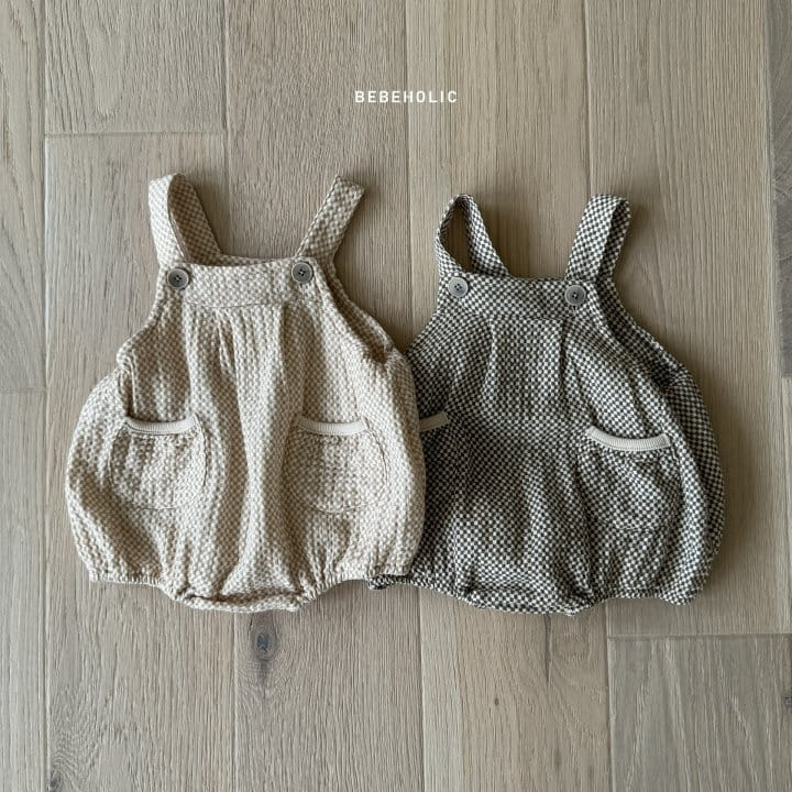Bebe Holic - Korean Baby Fashion - #babyboutique - Honey Dungarees Body Suit - 12