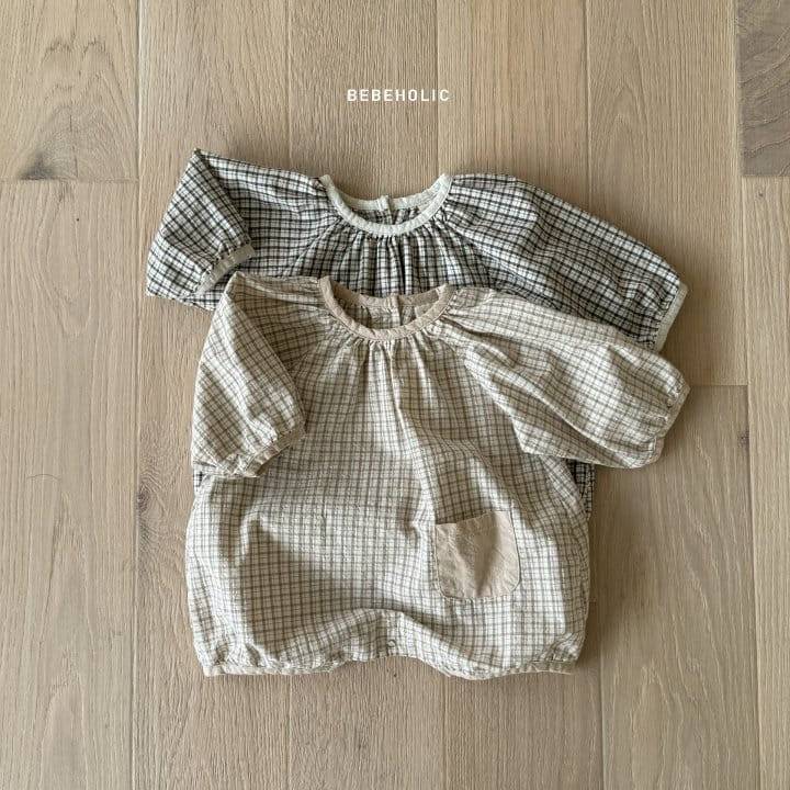 Bebe Holic - Korean Baby Fashion - #babyboutique - Bani Check Body Suit - 6