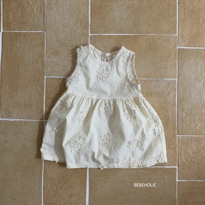 Bebe Holic - Korean Baby Fashion - #babyboutique - Cherry Blossoms One- Piece - 10